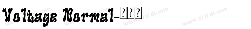 Voltage Normal字体转换